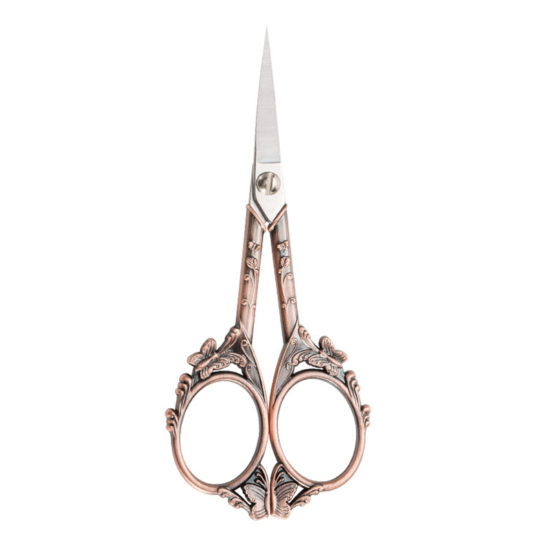 Antique Vintage Style Scissor Cutting Embroidery Flower Pattern Scissors Sewing Tool Tailor Scissors Household DIY Sewing Accessories (#1)