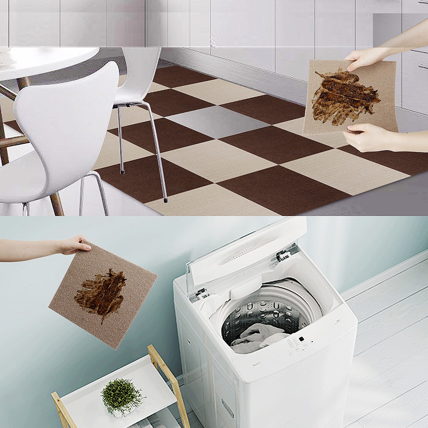 Carpet Floor Tiles Sticker Diy Adhesive Stickers Carpet Temu