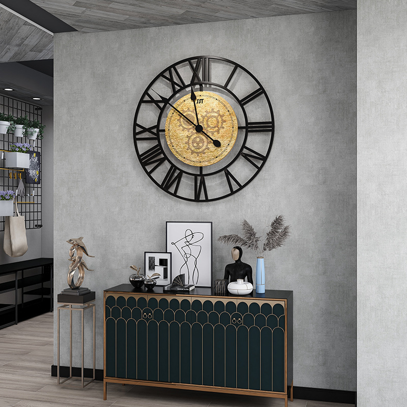VREAONE Reloj de pared grande para decoración de sala de estar, sin marco,  moderno, 3D, con números de espejo, calcomanías para el hogar, dormitorio