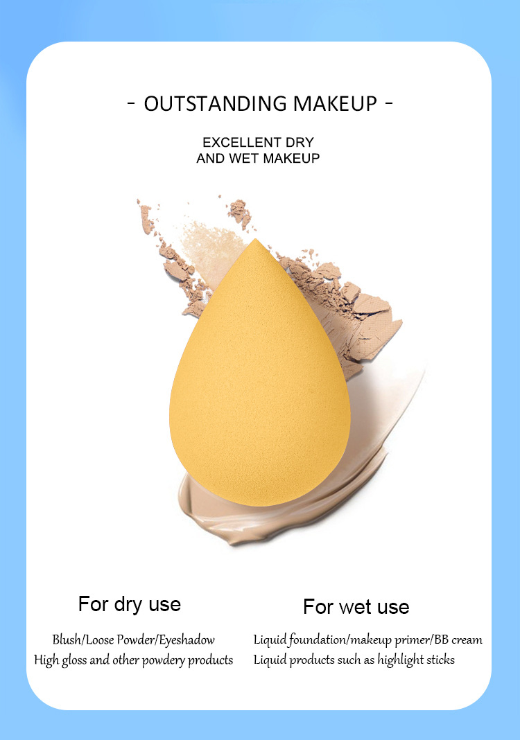 Makeup Sponge Set, Foundation Blending Beauty Sponge With Storage