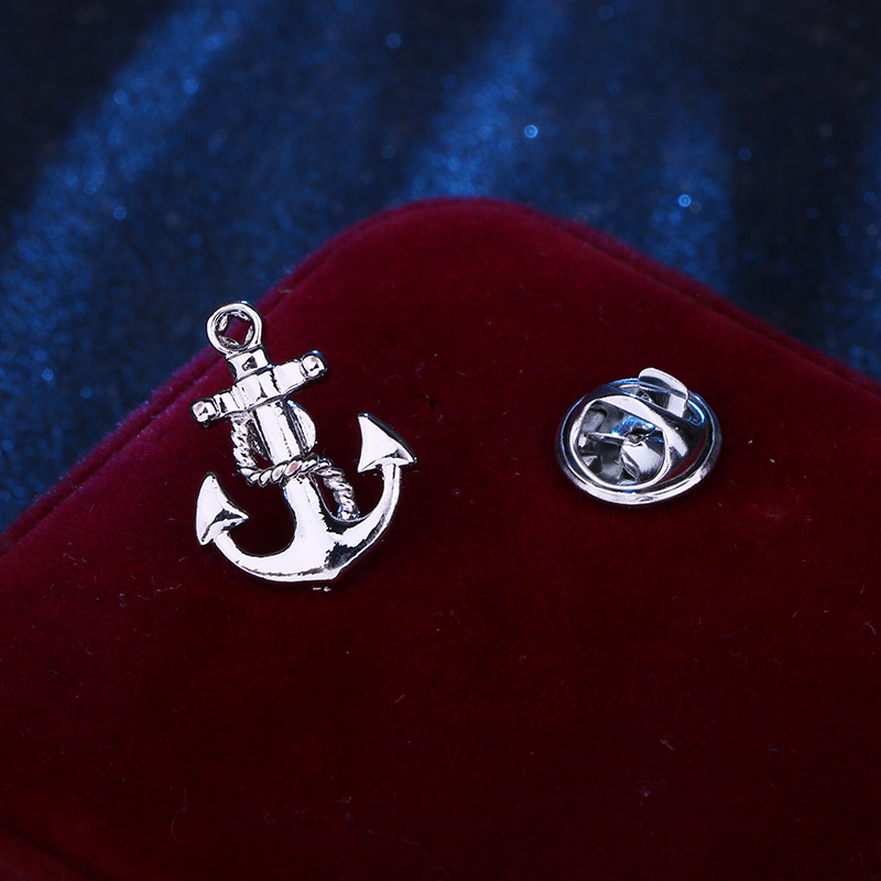 Mini Brooch Set For Suit Jackets: Cross, , Eagle, Horse, Maple Leaf, Five-pointed Star, Airplane Shaped Badges, Animal Small Pins, Shirt Collar Pins