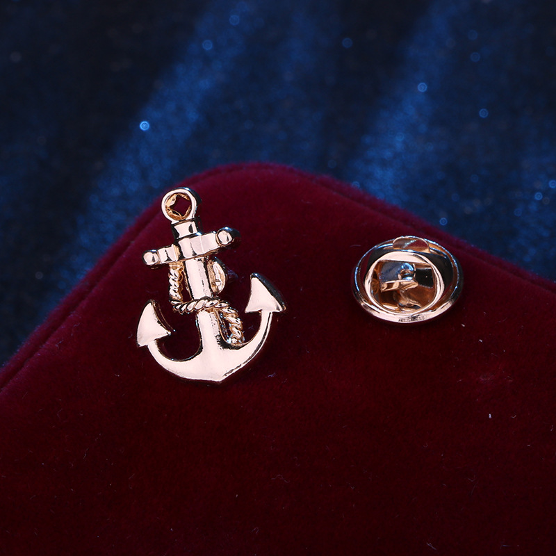 Image of Mini Brooch Set For Suit Jackets: Cross, , Eagle, Horse, Maple Leaf, Five-pointed Star, Airplane Shaped Badges, Animal Small Pins, Shirt Collar Pins