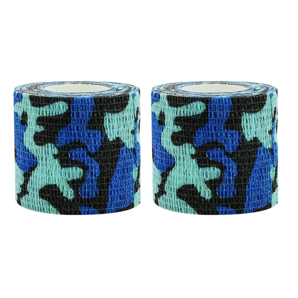 2pcs Camouflage Pet Bandages Self Adhesive Non Woven Elastic Finger Protection