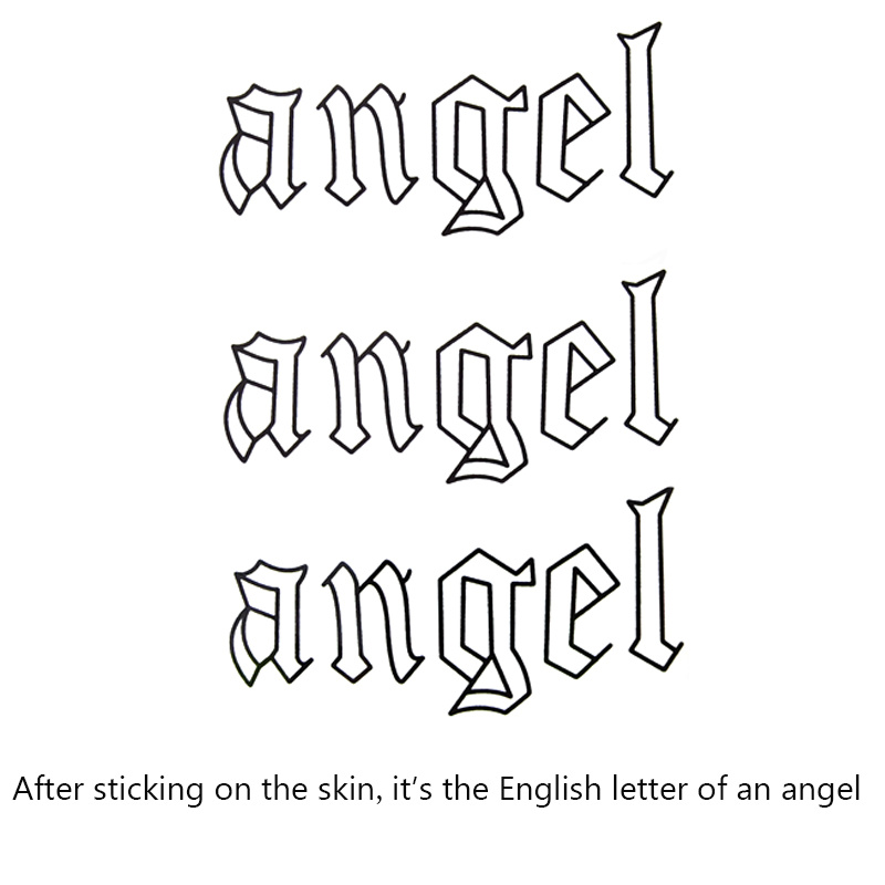 angel in letters