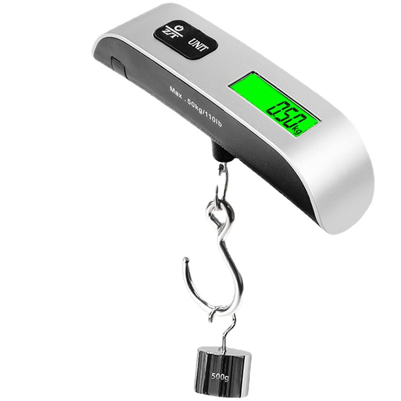 1pc Portable Digital Electronic Scale With 40kg Capacity, Built-in Battery,  Backlight, Ideal For Fishing, Traveling, Etc