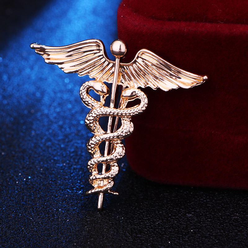 Caduceus brooch deals