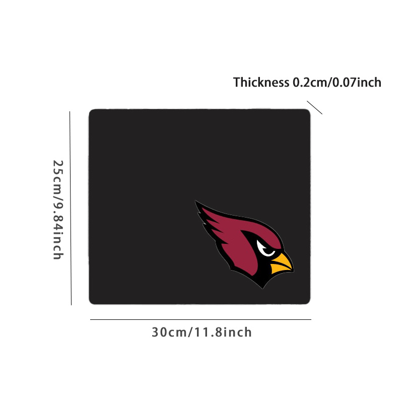 : Strategic Printing Arizona Cardinals Wireless Charger and Mouse  Pad, One Size : Sports & Outdoors