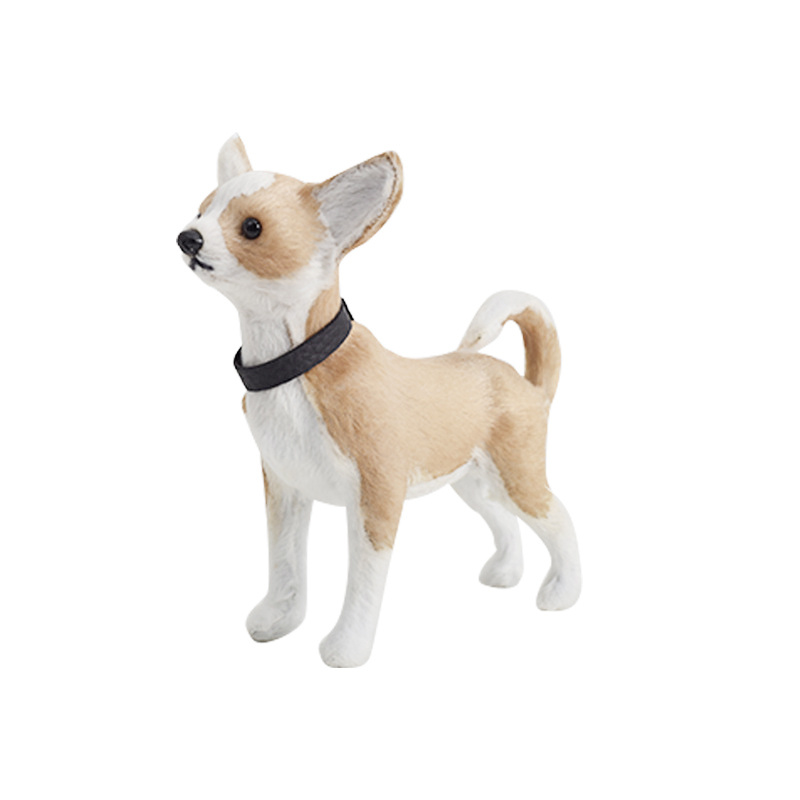 Adorable Chihuahua Dog Simulation Model Perfect Mini Teacup - Temu