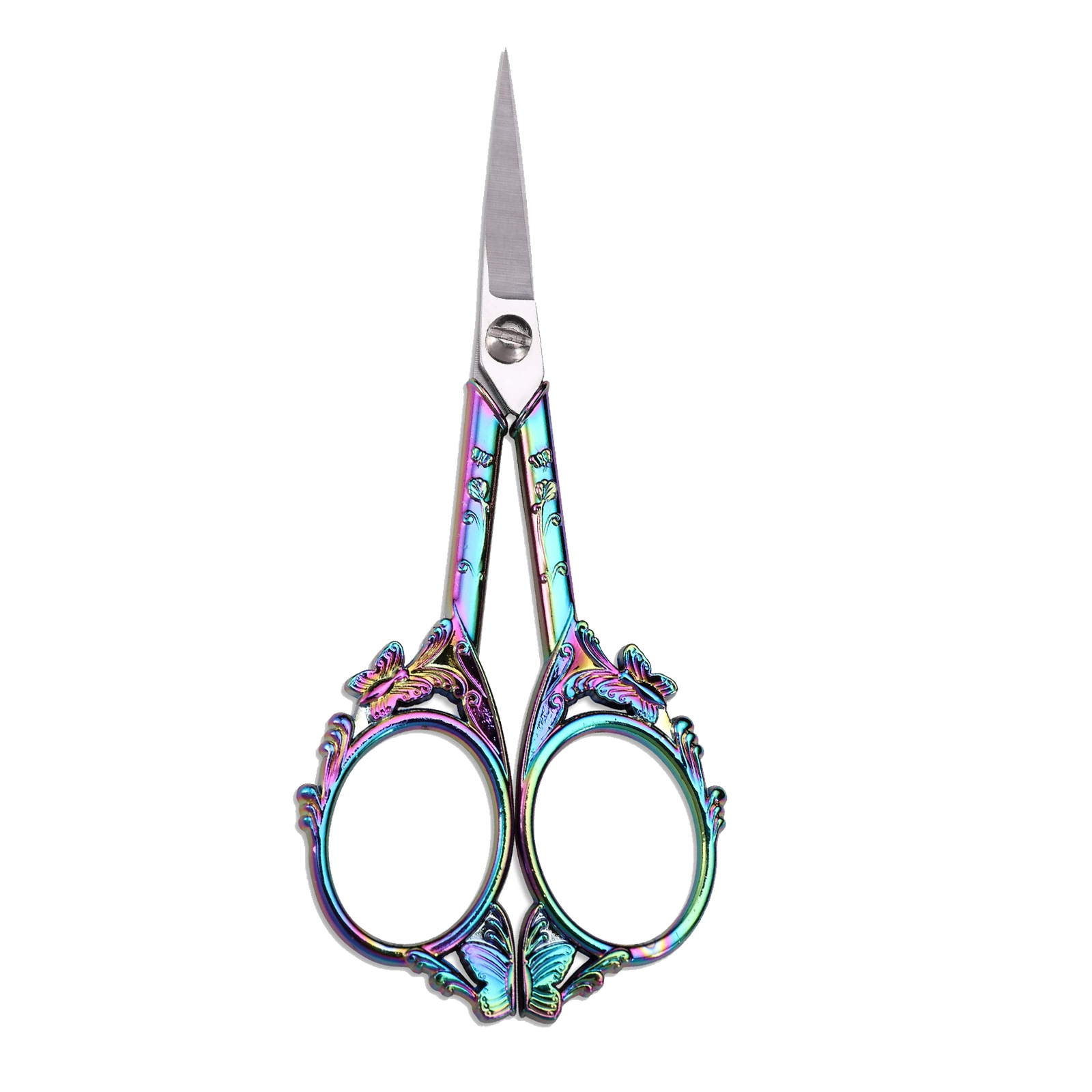 Needlepoint Scissors Small Retro Sharp Tip Scissors For Crafts, Handmade  Diy Tools, And Colorful Titanium Phoenix Scissors - Temu