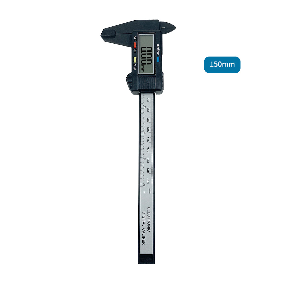 1pc 15cm 10cm Calibro Digitale Elettronico Quadrante In Fibra Di Carbonio  Calibro A Corsoio Micrometro Strumento Di Misura Righello Digitale, Risparmia Di Più Con Le Offerte Di