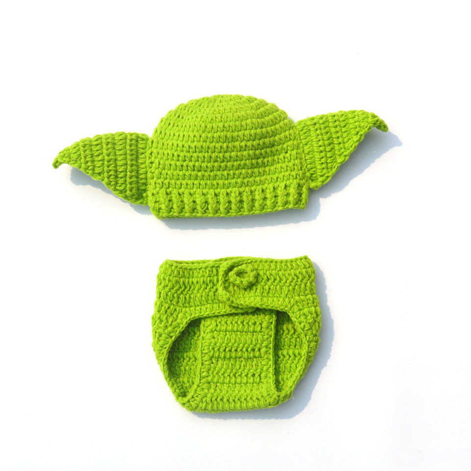 Baby Yoda Crochet Hat Baby Yoda Hat Newborn Hat Newborn Hat -  Denmark