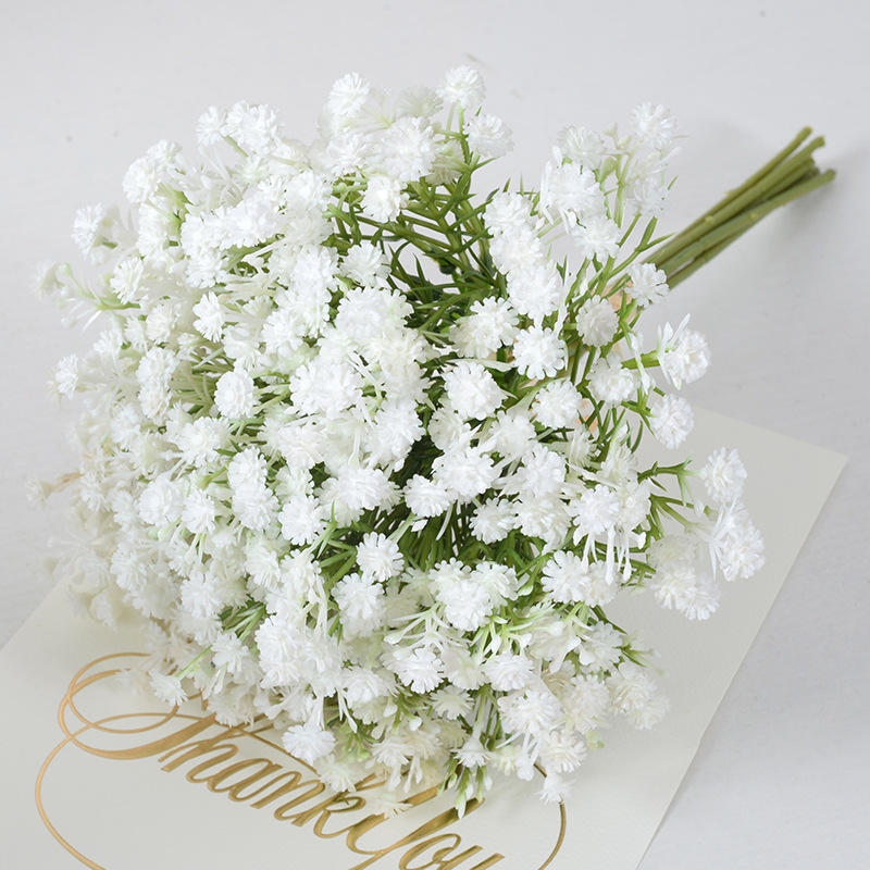 Artificial Baby Breath Flowers White Gypsophila Bouquets - Temu