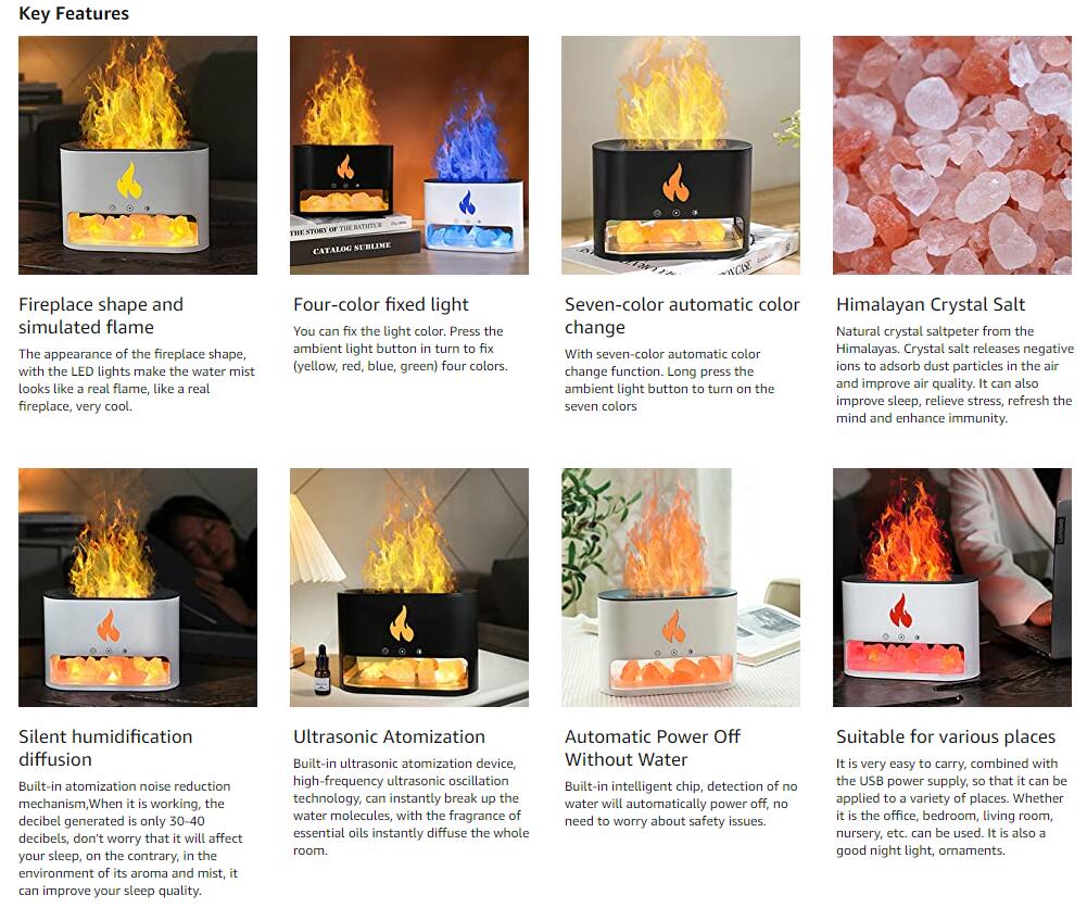 Portable Color changing Aroma Diffuser No water Auto Temu