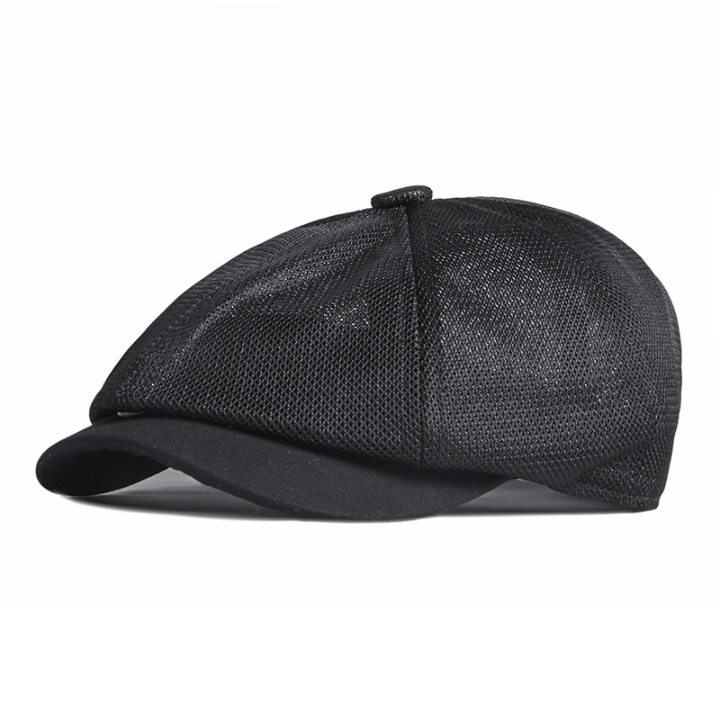 Newsboy Hats for Men Leather, Herringbone Flat Ivy Cap, Gatsby Newsboy  Driving Hat Cap, Golf Hats Men's Flat Caps Hats for Birthday Gift Ideas  (Black-M) at  Men's Clothing store