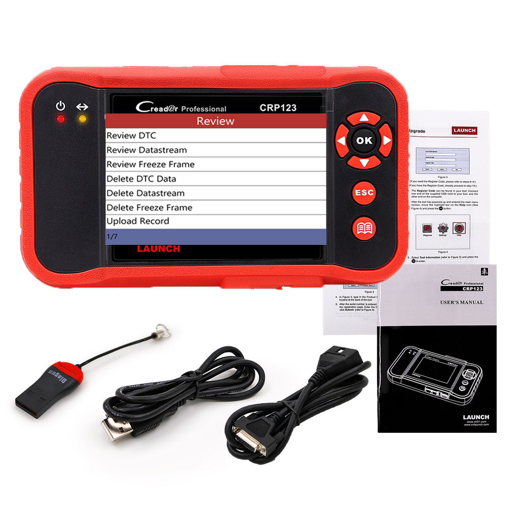 Launch X431 Crp123 Obd2 Professional Automotive Scanner Engine Abs Srs