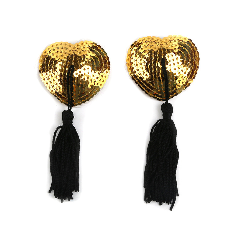 Heart Shape Sequin Tassel Pasties ︱Starlinelingerie – StarRivera