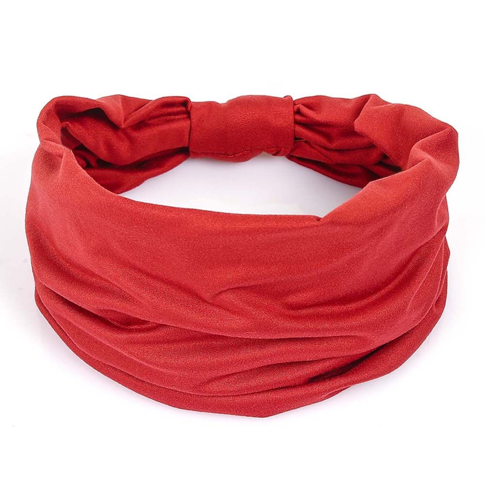 Wide Headbands For Women Non Slip Soft Elastic Hair Bands Yoga Running  Sports Workout Gym Head Wraps Knotted Cotton Cloth African Turbans Bandana  - Sports & Outdoors - Temu