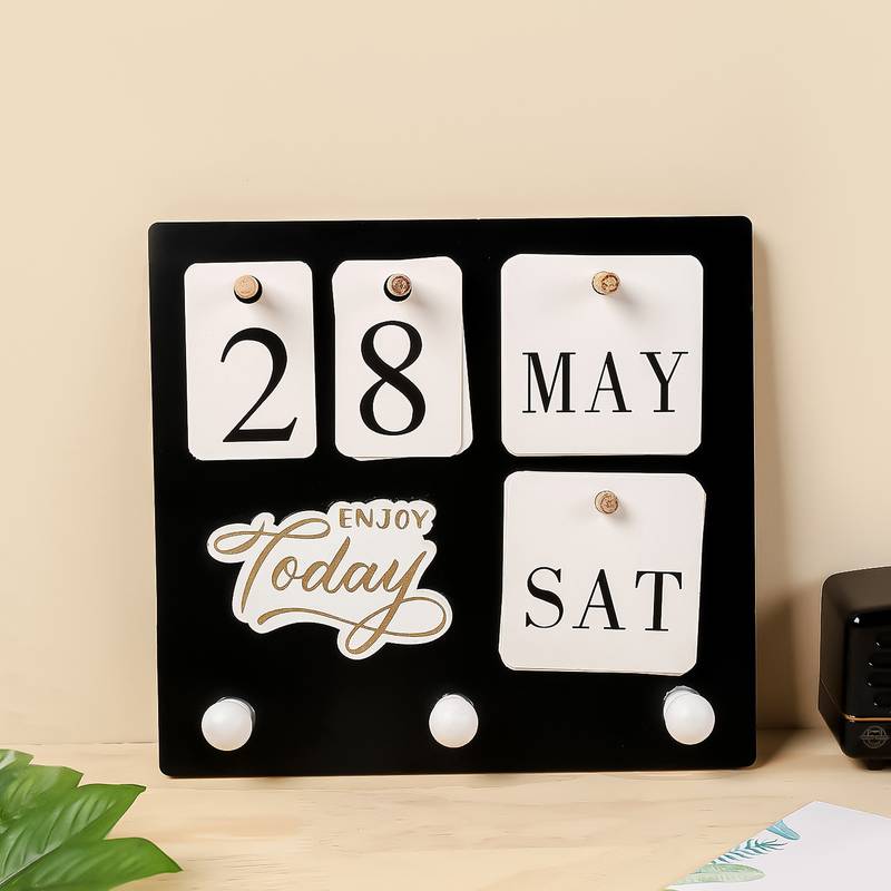 Black Calendar Key Hanger Wooden Wall Hook Multi purpose - Temu Black Calendar Key Hanger Wooden Wall Hook Multi purpose - Temu