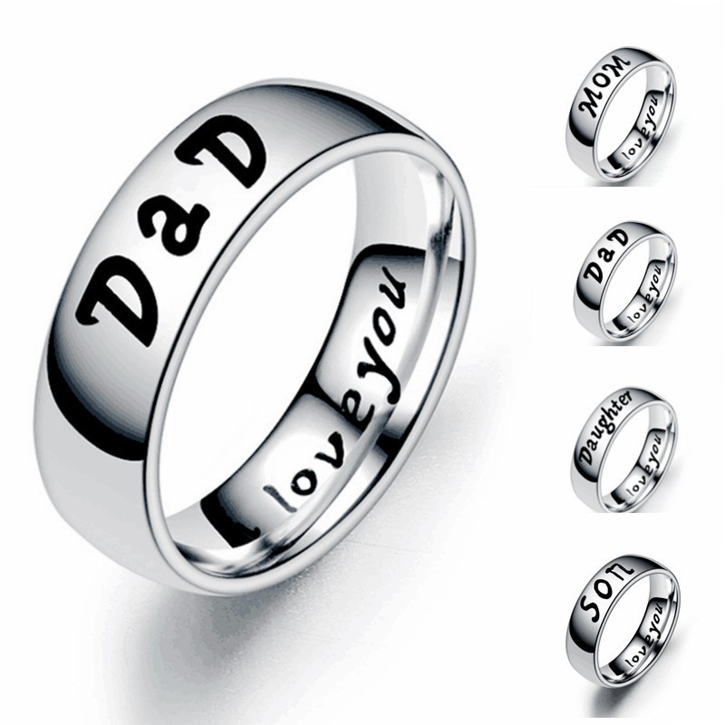 Father daughter matching on sale rings