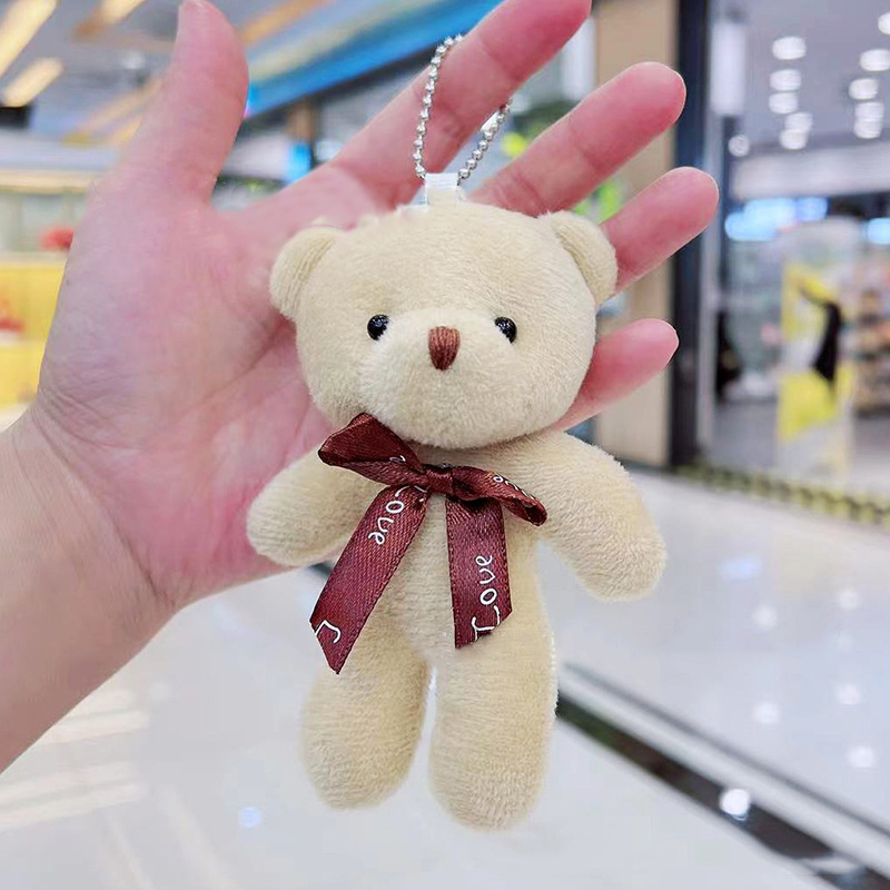 Cute teddy bear on sale keychain