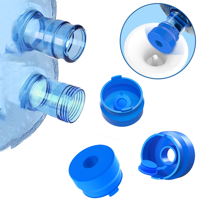 tobelife Gallon Water Bottle Caps, Non-Spill Replacement Caps, Ideal for  55mm 2, 3 and 5 Gallon Water Jug (White 10 Pack)