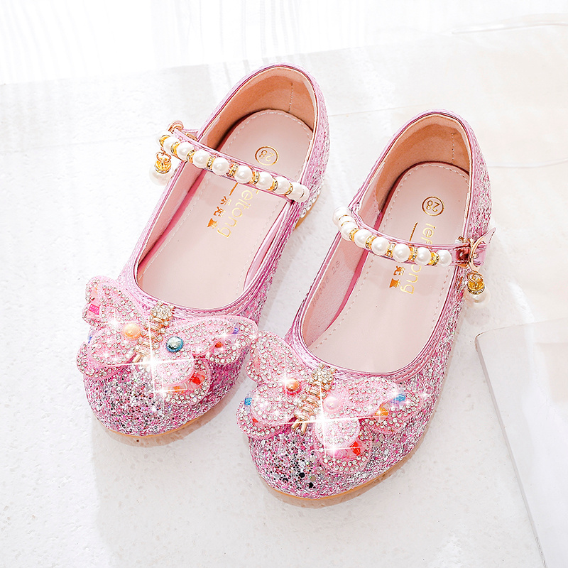 Baby Girls Glitter Shoes Non Slip Princess Shoes Temu Australia