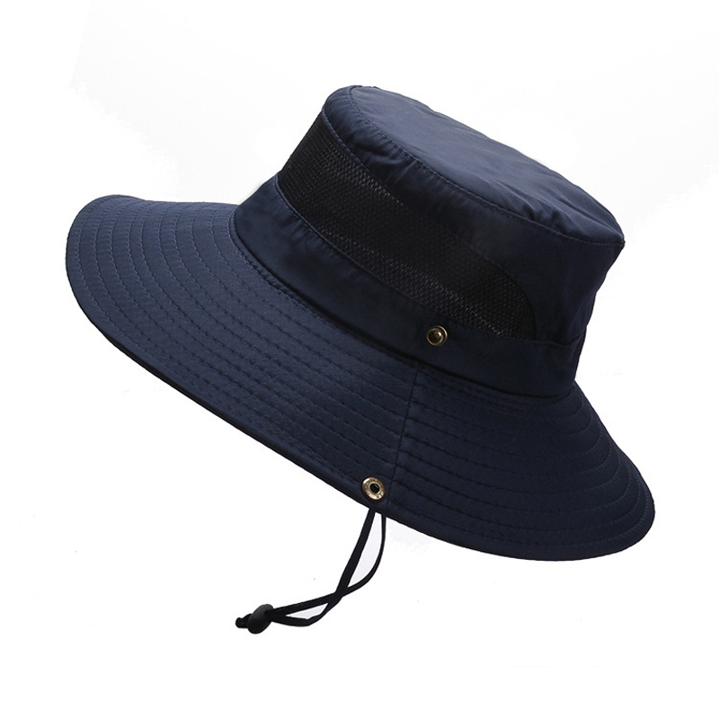 1pc Mens Sun Hat Upf 50 Wide Brim Bucket Hat Hiking Fishing Hats - Jewelry  & Accessories - Temu Canada