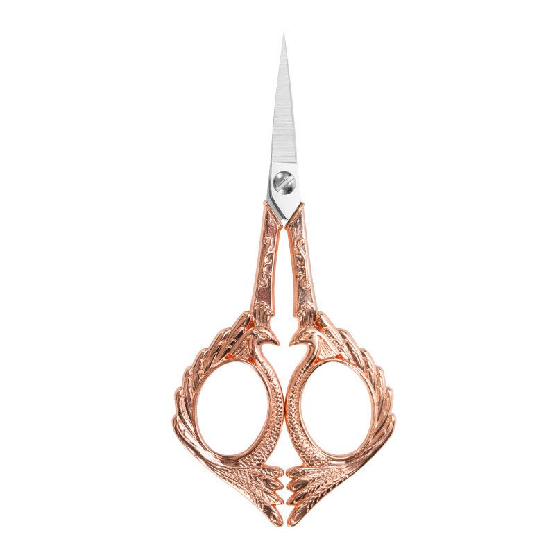 Floral Embroidery Scissors - Small Flower Scissors- Rose Gold Shears - Rose  Gold Scissors - Vintage Style Scissors - Gold Vintage Snips