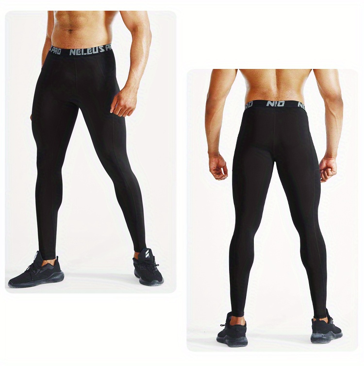 Men Sweatpants # Compression Basketball Tights High Elastic Sports Football  Pants Quick Dry Men Fitness Running Leggings V0R9 