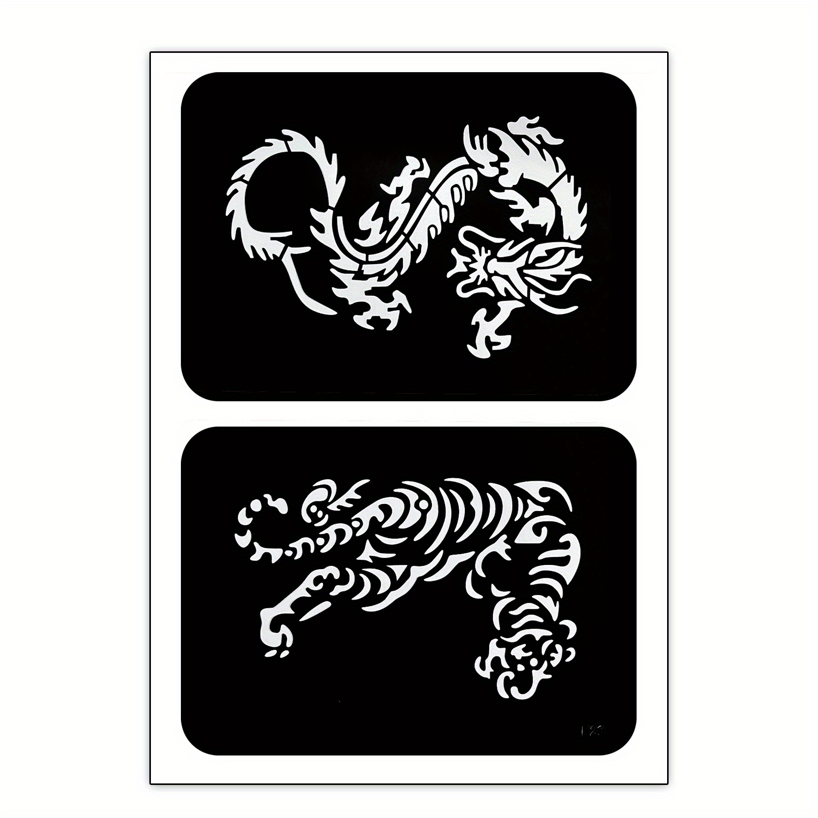 Tattoo Stencil Kit Reusable Temporary Tattoo Stencil Airbrush Tattoo ...