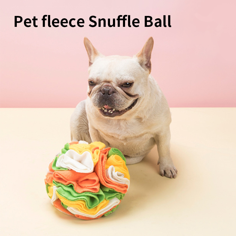 Lmhce Dog Snuffle Ball Toy Interactive Dog Puzzle Ball, Encourage Natural  Foraging Skills Slow Feeder Training Sniff Toy for Large Medium Small Dogs