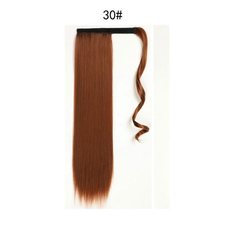 Long Straight Ponytail Extension Wrap Around Ponytail Synthetic Hair  Extensions Clip In Ponytail Hairpiece For Women - Beauty & Personal Care -  Temu