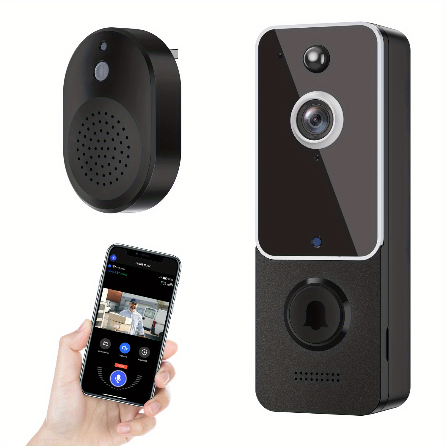 Video Doorbell Wireless Wifi Doorbell Camera