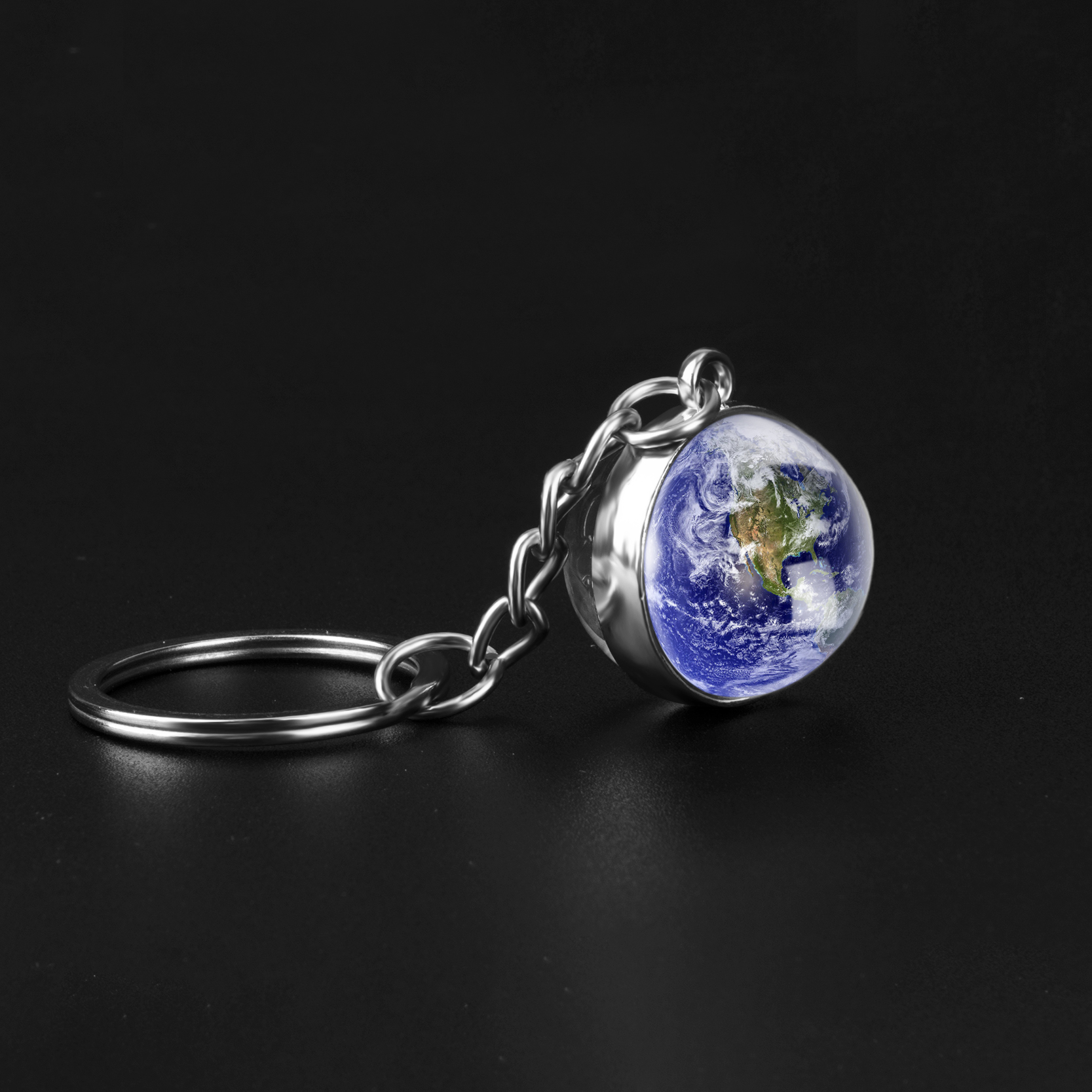 Solar System Planet Keyring Galaxy Nebula Keychain Moon Mercury Mars Glass  Ball Fashion Pendant - Jewelry & Accessories - Temu Germany