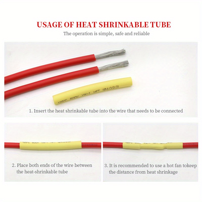 328pcs Heat Shrinkable Tube Heat Shrinkable Packaging Kit For All Kinds