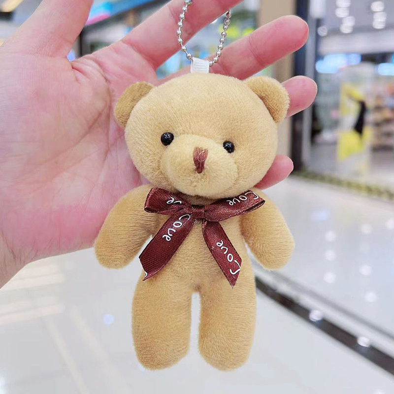 Mini teddy bear on sale keychain