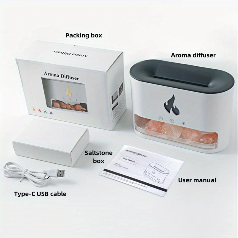 Portable Color changing Aroma Diffuser No water Auto Temu