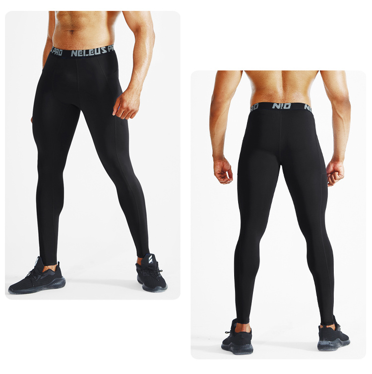 DIDOO Mens Compression Trouser Winter Sports Gym Running Thermal Leggings  Pant