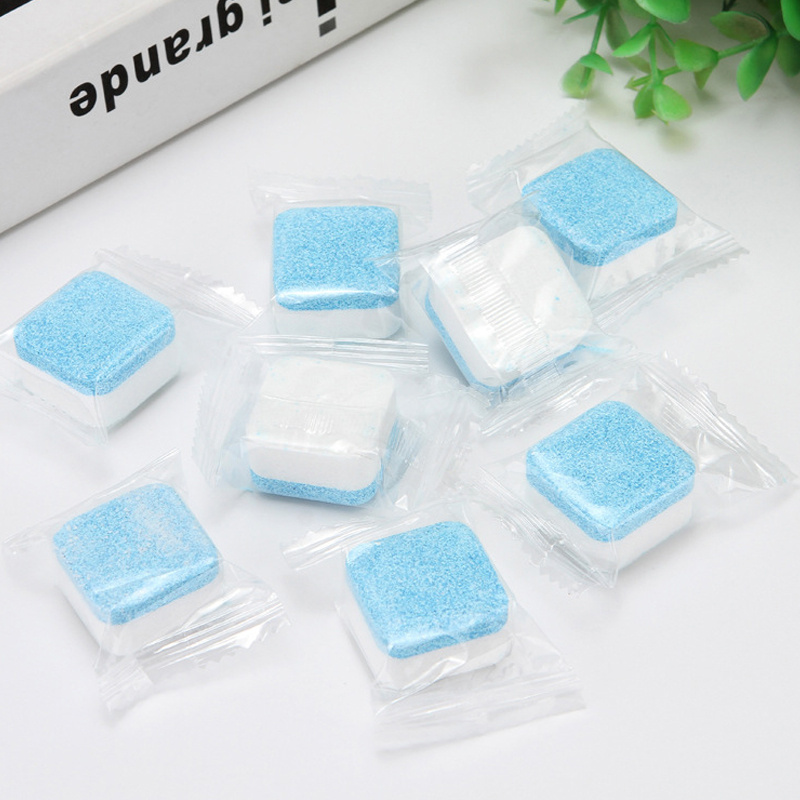 12pcs, Washing Machine Cleaner Descaler, Deep Cleaning Tablets For HE Front  Loader Top Load Washer, Septic Safe Deodorizer, Clean Inside Drum And  Laundry Tub Seal