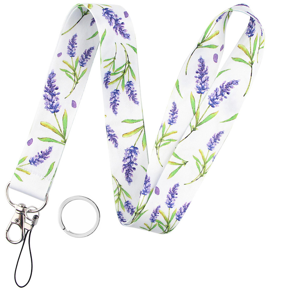  WONDERFUL FLOWER Lanyard Wallet, ID Holder with Lanyard, ID  Wallet with Lanyard, Keychain Wallet for Women : Office Products