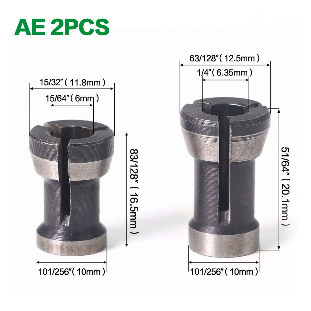 High Precision Die Grinder Collet Set Router Bit Collet Temu
