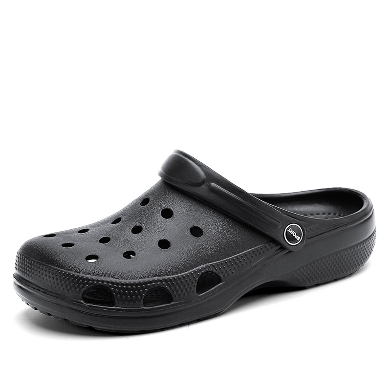 Crocs Classic White Black Men Unisex Slip On Casual Sandal