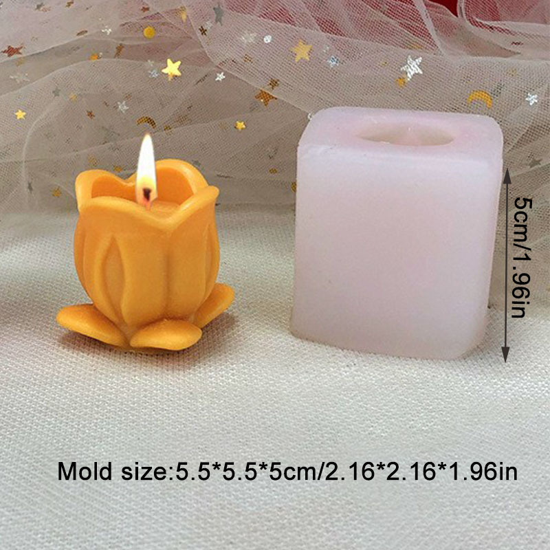 Flower Shape Candle Mold, Tulip-shape Resin Mold, Soap Making Silicone  Mold, Flower Molds Silicone, Flower Food, Soap Mold, Candle Mold 