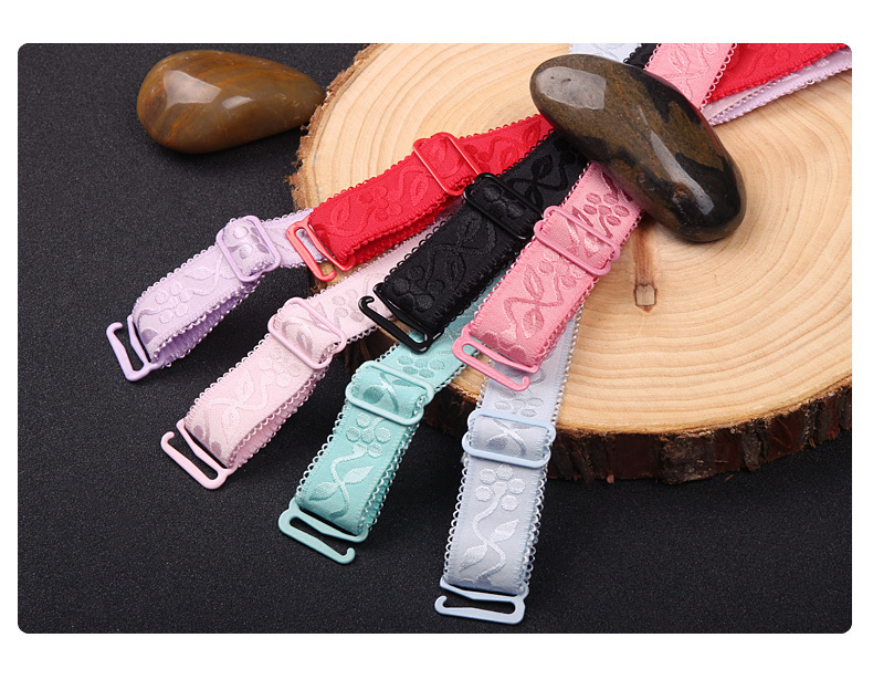 Embroidered Shoulder Straps, Extended & Widened Elastic Underwear Straps, Women's Lingerie & Underwear Accessories