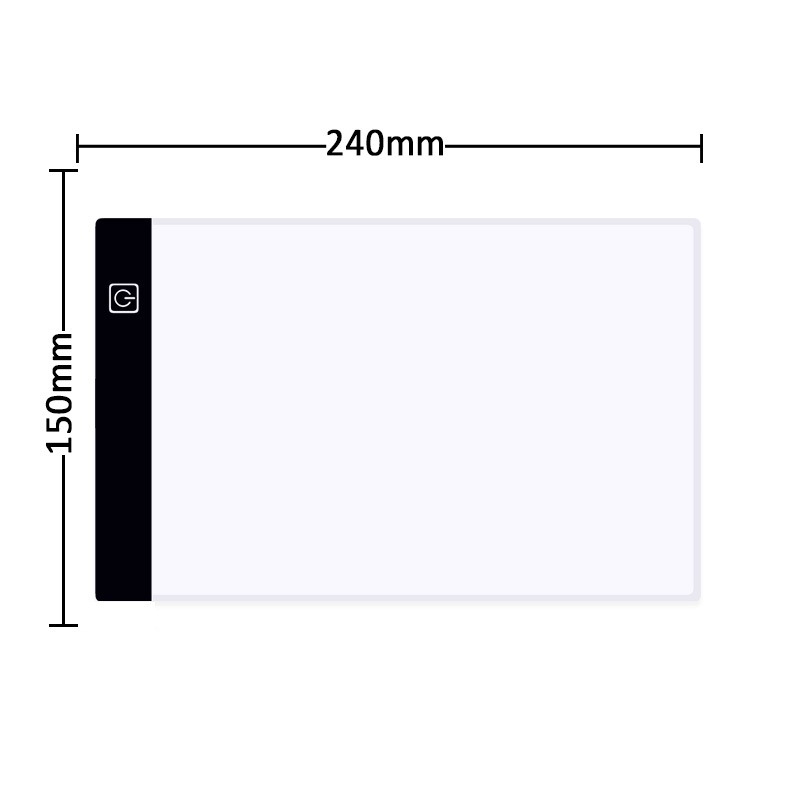 A3/A5 Painting Light Pad Tracing White LED Artcraft Light Box Bright Pad  for Sketching, Diamond
