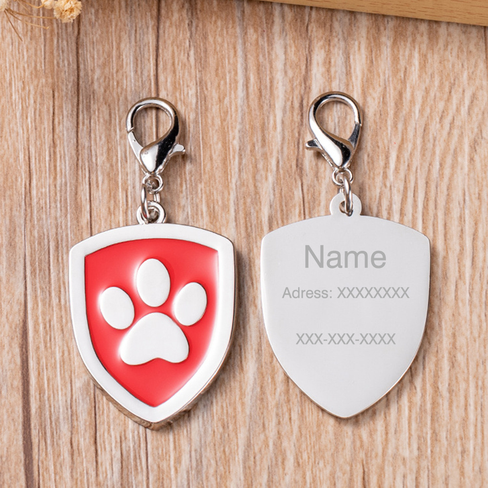 Custom Engraved Dog Cat Tags Personalize Pet's Id Tag Today! Temu