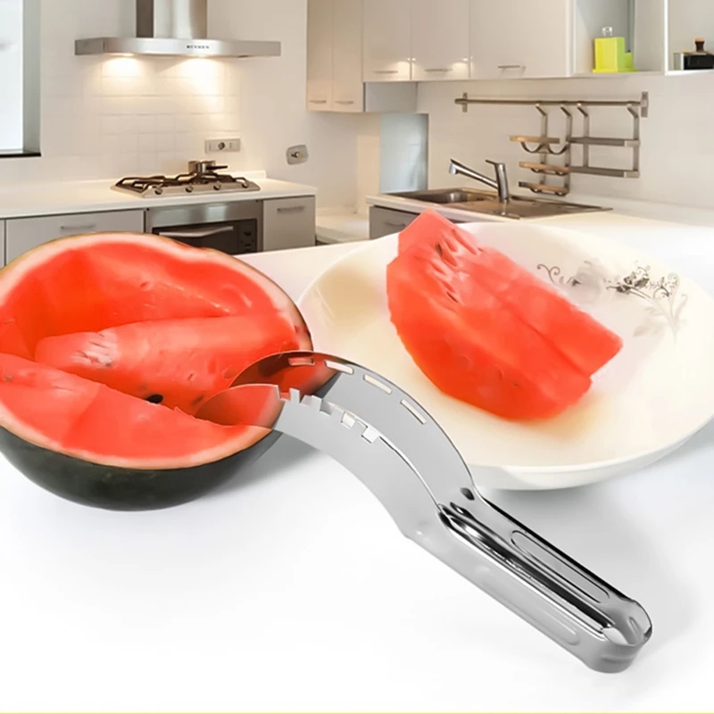 Watermelon Slicer Stainless Steel Windmill Watermelon Cutter Kitchen Fruit  Slicer Cutter Tool Watermelon Digger Fruit Divider - AliExpress