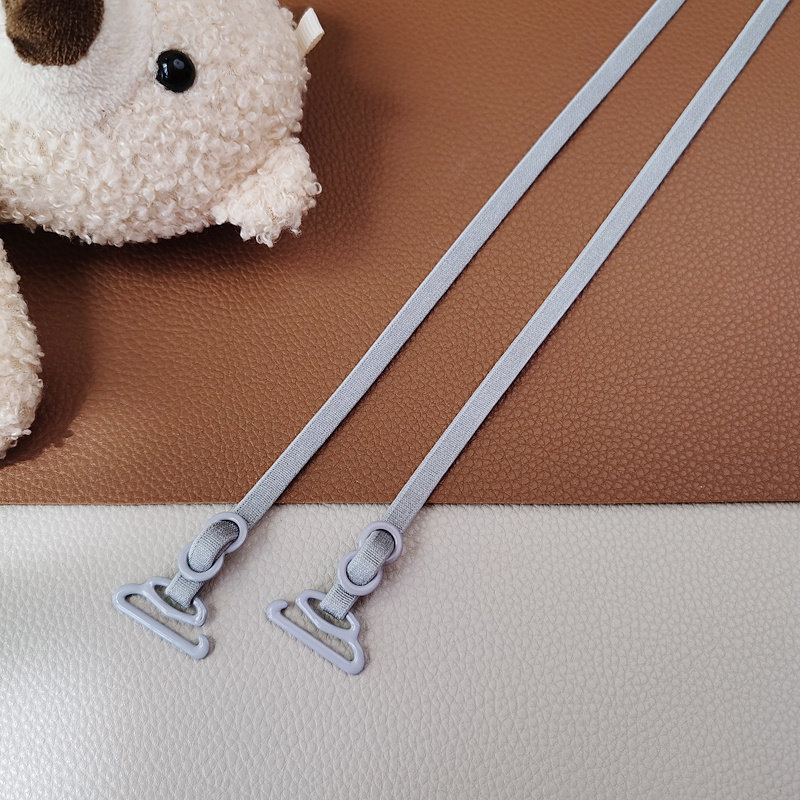 Seamless Invisible Bra Straps - Non-Slip, Adjustable Elastic Shoulder Bands for Women's Lingerie & Underwear, Transparent, Sexy, Replace