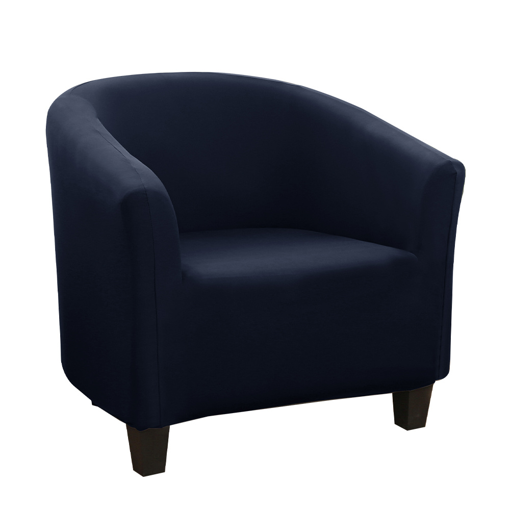 Dark blue tub online chair