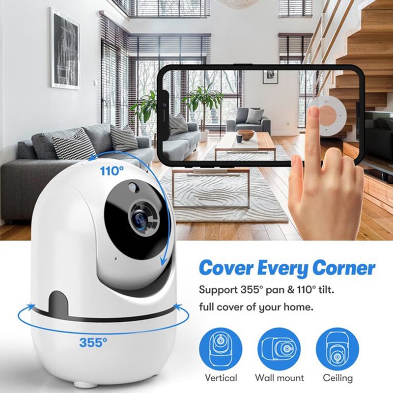 worker Go mad Cruel 1pc Hd 1080p Wireless Security Wifi Camera Ip Camera Ai Smart Human  Tracking Motion Detection 2 4galarm Push Video Surveillance Smart Home  Security Camera Mini Camera Ptz Camera Two Way Audio Security